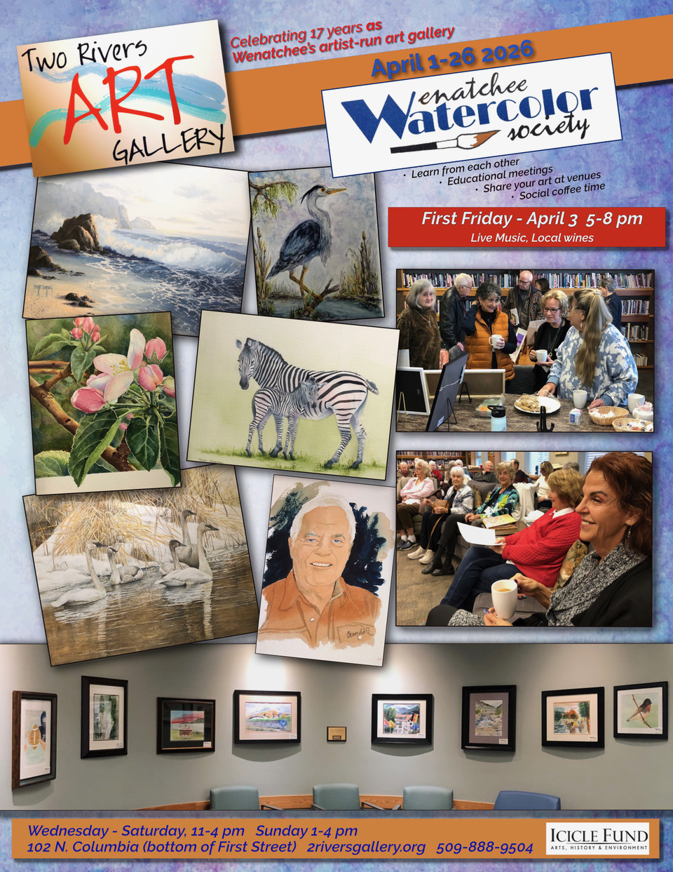 Two Rivers Art Gallery - Wenatchee First Fridays